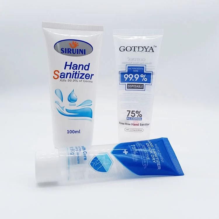 Cosmetic Skincare Packaging Squeeze Laminated 80ml 100ml Aluminum Plastic Tube for Hand Cream