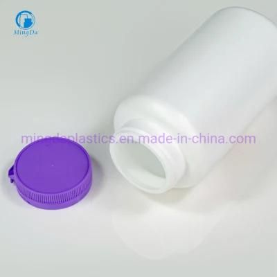 Dietary Supplement Multisized Tamper Evident HDPE White Bottles