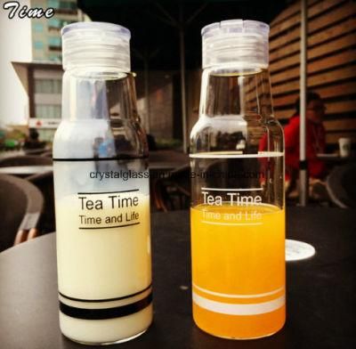 Tea Time Beverage Bottle Juice and Soda Water Bottle Travel Portable