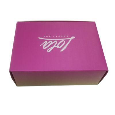 Bright Pink Gift Paper Carton Hard Packing Box
