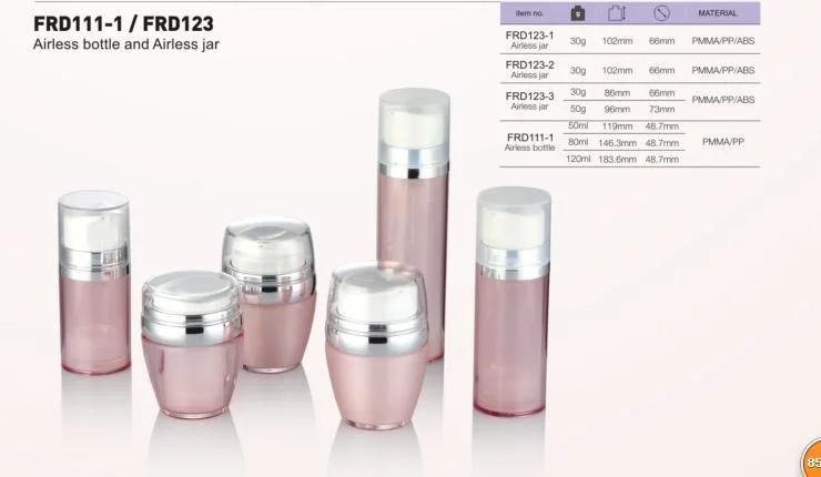 Airless Jar Cosmetic Bottles 30ml Airless Bottle for Face Wine Red Cosmetic Jar for Skin Care