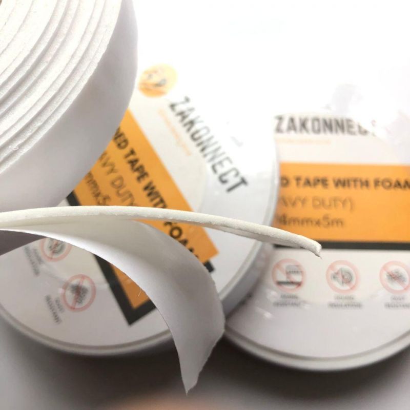 Hot Selling 2.0mm PE White Double-Sided High Foaming Cotton Tape
