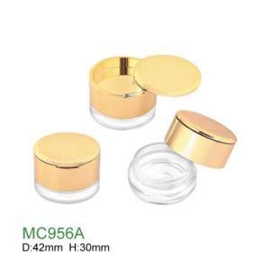 Wholesale Customized Makeup Packaging Round Plastic Empty Loose Powder Jar Cosmetic Case