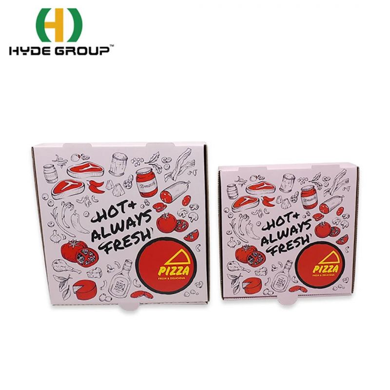 Disposable Fast Food Packaging Pizza Box for Packaging Food Packaging Box
