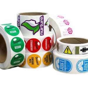 Customized Adhesive Packaging Logo Label Sticker