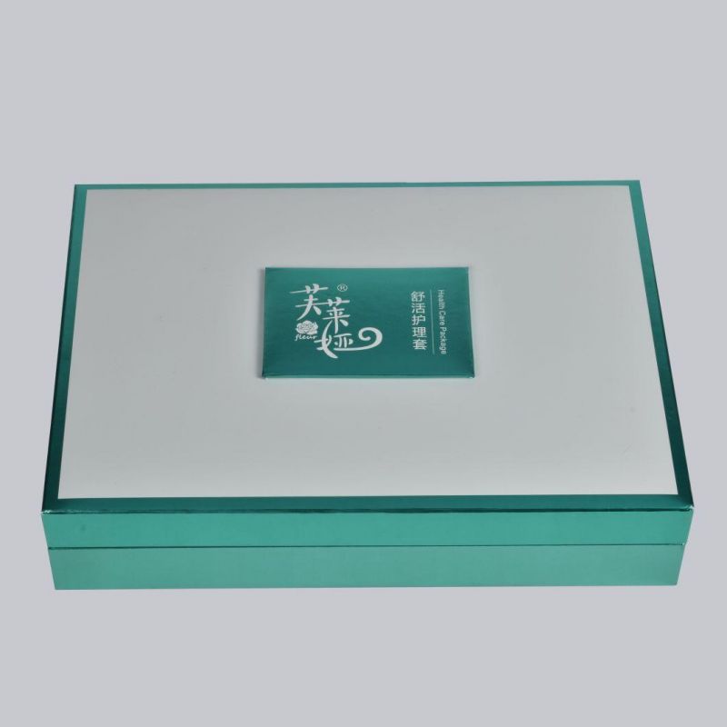 Customized Luxury Competitive Lid and Base Cosmetic with Sponge Tray Paper Gift Packaging Box, Carboard Gift Box, PVC Box