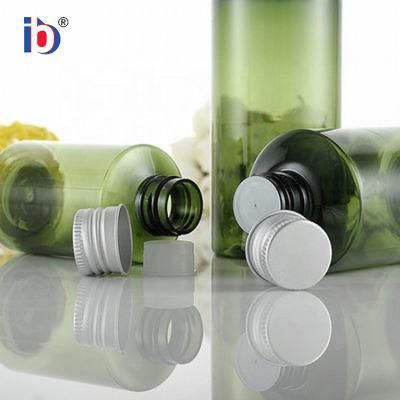 Customized Green Color Plastic Cosmetic Packaging Bottle