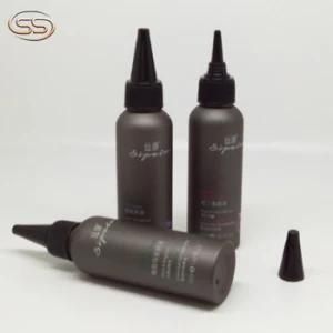 Black Color Custom-Made Printing Heat Protection Hair Serum Triangle Dropper Cap Cosmetic Pet Products