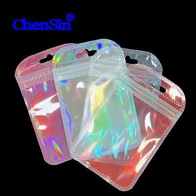 Multicolor Red Plastic Zip-Lock Bag for Accessory Packaging