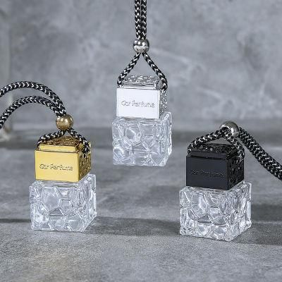10ml Hanging Car Perfume Bottle with String Glass Bottle Car Decoration