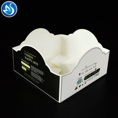 Custom Printed Cardboard Paper Cake Boxes with Window/Handle