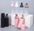 Small Foaming Bottles Foam Pump Brush Bottles Foam Pump Bottles Facial Cleanser Mousse with Golden Pump