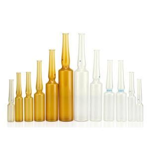 High Quality 1 2 3 4 5 6 7 8 10 Ml Amber Clear Empty Medical Glass Ampoule Bottle Vial for Cosmetic