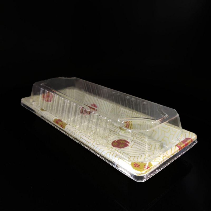 Custom Supermarket Take Away Container Sushi tray Packaging Food Box