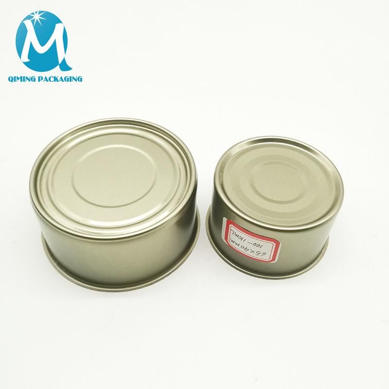 Food Grade Printed Metal Tin Can with Easy Open Lid