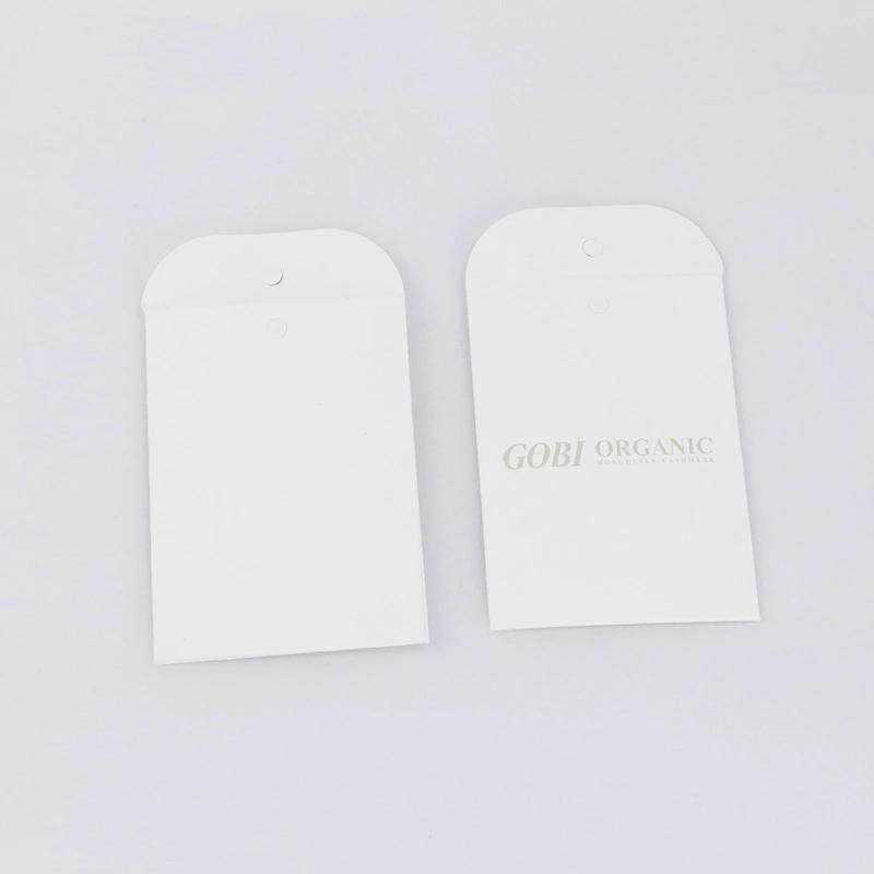 Matte White Paper Custom Spare Button Small Pouch