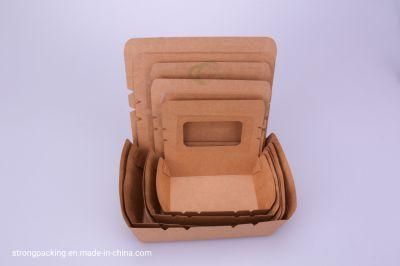 Popular Disposable Kraft Paper Box for Lunch