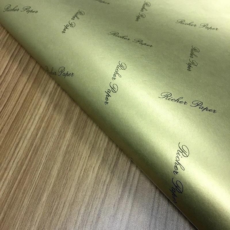 Gold Printing Wrapping Paper with Custom Logo