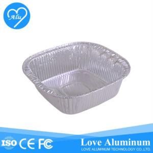 Square with Lid for Catering Used Aluminum Foil Cake Pan