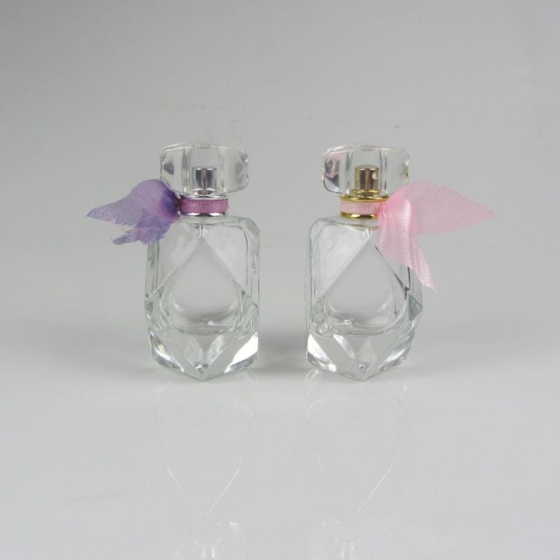 Fashionable Empty Spray Pump Glass Perfume Bottle 55ml