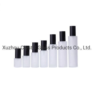30-120ml Frosted Lotion Spray Pump Cosmetic Packaging in Stock Cosmetic Bottle
