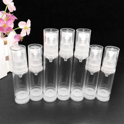 in Sock 5ml 10 Ml Cheap Custom Mini Atomizer Clear Face Mist Airless Spray Bottle Packaging Cosmetic Airless Pump Bottles