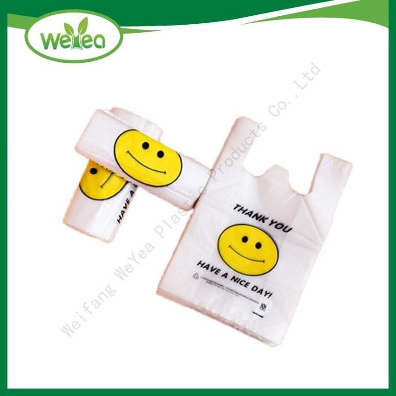 Plastic Printing T-Shirt Shopping Bags