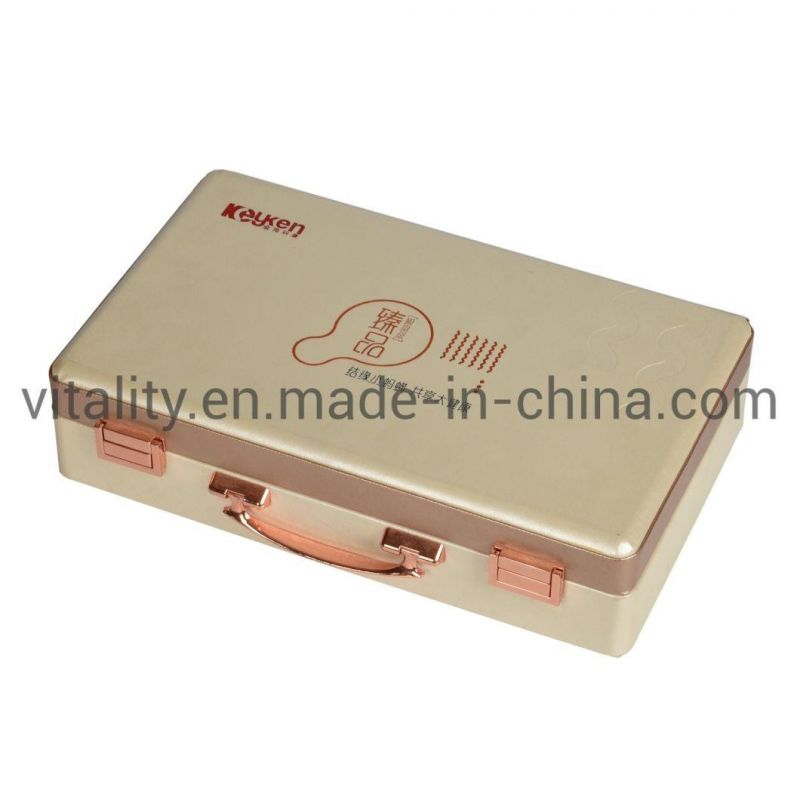 Cosmetic Box High-Grade PU Leather Cardboard Skin Care Box, Good Quality Custom Hand-Carry Box Storage Gold Box Gift Box