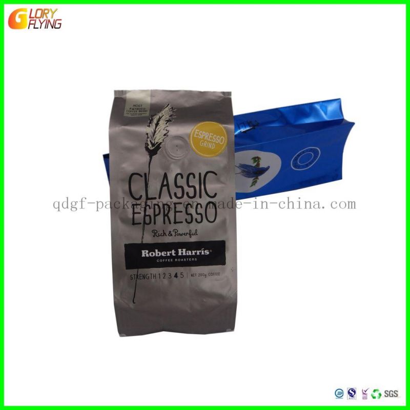 Multicolor Printed Resealable Stand Bag Plastic Zipper Bag Coffee Bag Multicolor Printed Beautiful Pattern Plastic Degradable Bag.