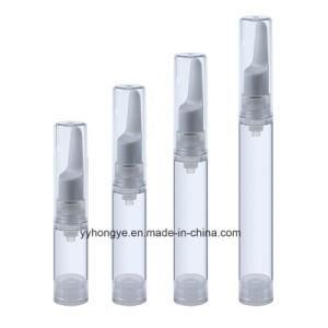 12ml Cosmetic Packaging Transparent as Plastic Airless Pump Eye Cream Bottle