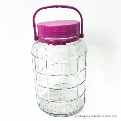 1L 3L 5L Glass Carboy Container with Tap