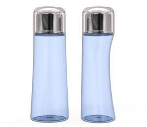 180ml Transparent Blue Clear Pet Moisturizer Cream Bottle