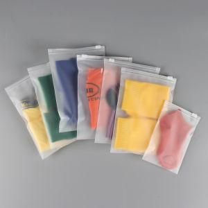 File Document Antitarnish Holographic Custom PVC Clothing Packaging Ziplock Bag