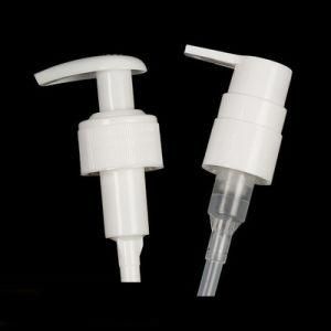 20 24 PP Fine Ribbed Closure Saddle Head Plastic Screw Lock Lotion Pump