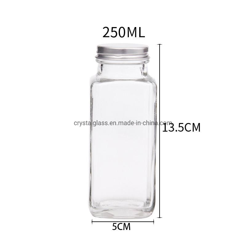 250ml 350ml 500ml Square Milk Bottle with Aluminium Bottle for Coffee
