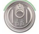 209# 62.2mm Aluminum Beverage Easy Open End, Drink Can Lid, Eoe