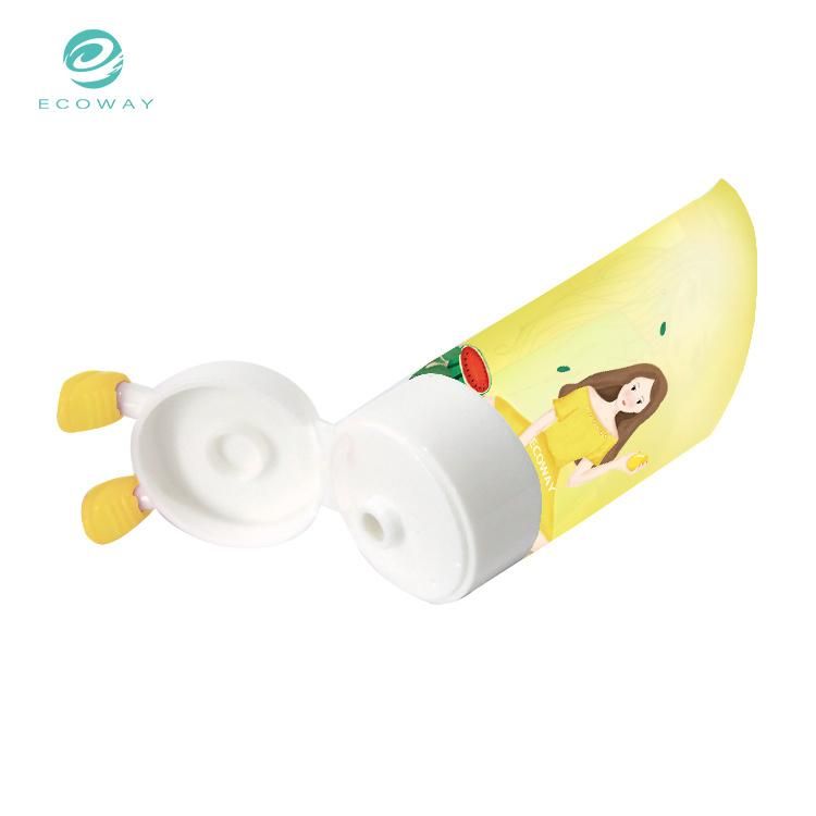 40ml PE Care Series Small Flip Cap with Silicone Cosmetic Hand Cream Tube