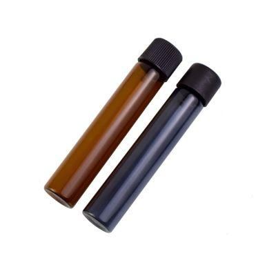 Height 115mm Black/White/Blue/Amber/Grey Glass Pre-Roll Tubes
