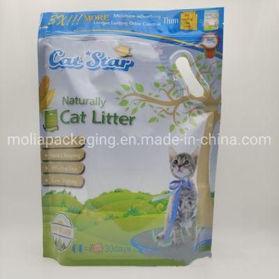Cat Litter Packaging Plastic Packing Green Recyclable 250g Stand up Pet Food Bag Package Pouch