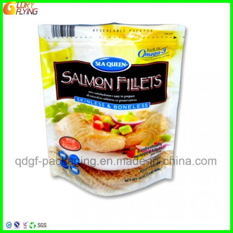 Aluminum Foil Vacuum Food Packaging Bags/ Plastic Bag with Gravure Printing