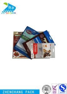 Customized Kinds of Printed Pet Food Pouch Plastic Laminated Three Side Sealing Bag