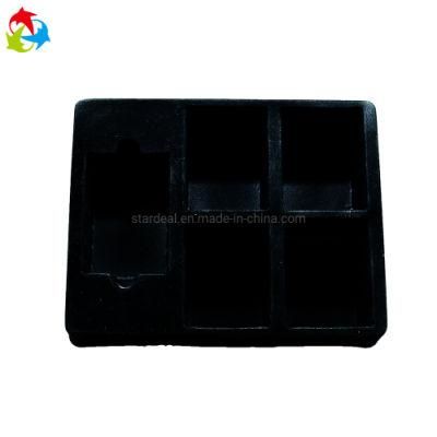 Customized PS Materials Flocking Blister Tray for Cosmetic