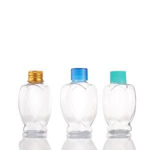 Pet Heart-Shaped Spray Perfume Bottles, Plastic Packaging Bottles, Customizable Colors, Sprinkler Heads and Caps.