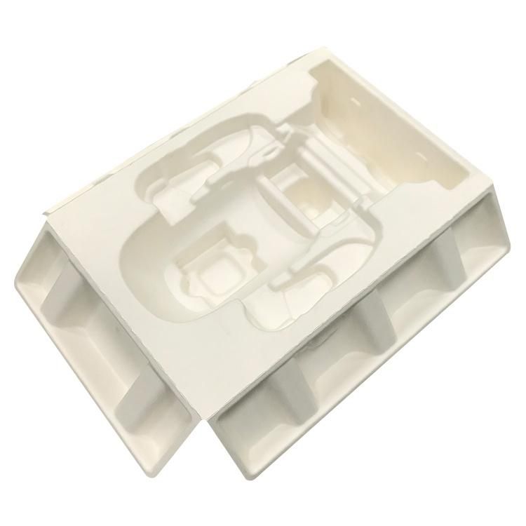 Custom Pulp Molded Recycled Paper Tray Packaging Box