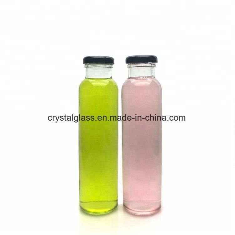Empty 310ml Beverage Glass Bottle with Tin Plate Cap