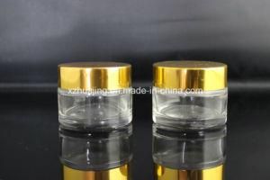 20ml Cosmetic Glass Cream Jar with Golden Lid
