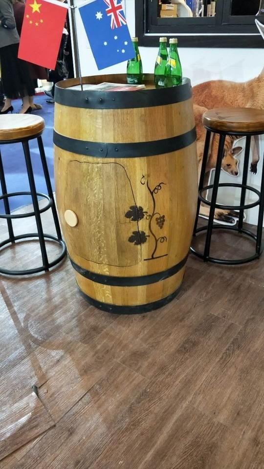 Decorated Barrel Wine Box Beer Barrel Decorated Wooden Box