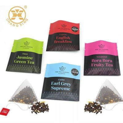 Colorful Printed Metalized Aluminum Foil Sachet Printed Empty Tea Bags Wholesale