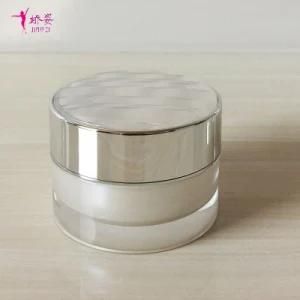 15g Round Straight Cream Jar with Top Flat for Skin Care Packaging