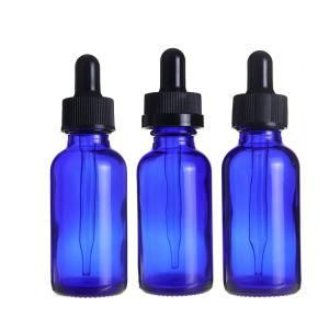 Essential Oil Glass Dropper Serum 1oz 2oz 30ml Blue Amber Glass Boston Tincture Dropper Bottle